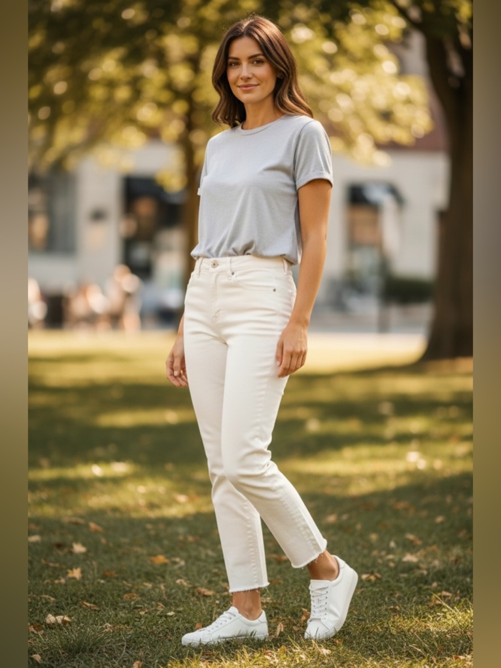 Women’s white jeans LOFT Sz‎ 4/27 new without tags